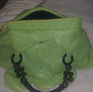 Green Leather Handbag